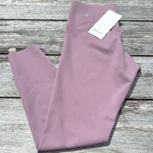Lululemon Glow Up Super-High-Rise Tight 28" Lavender Lux‎ purple size 8 NWT